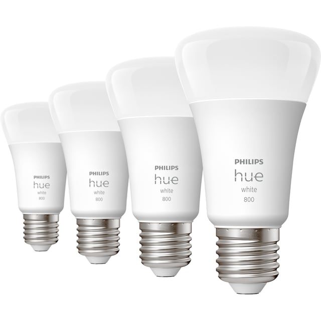 Philips Hue W 9W A60 E27 (4-pak)