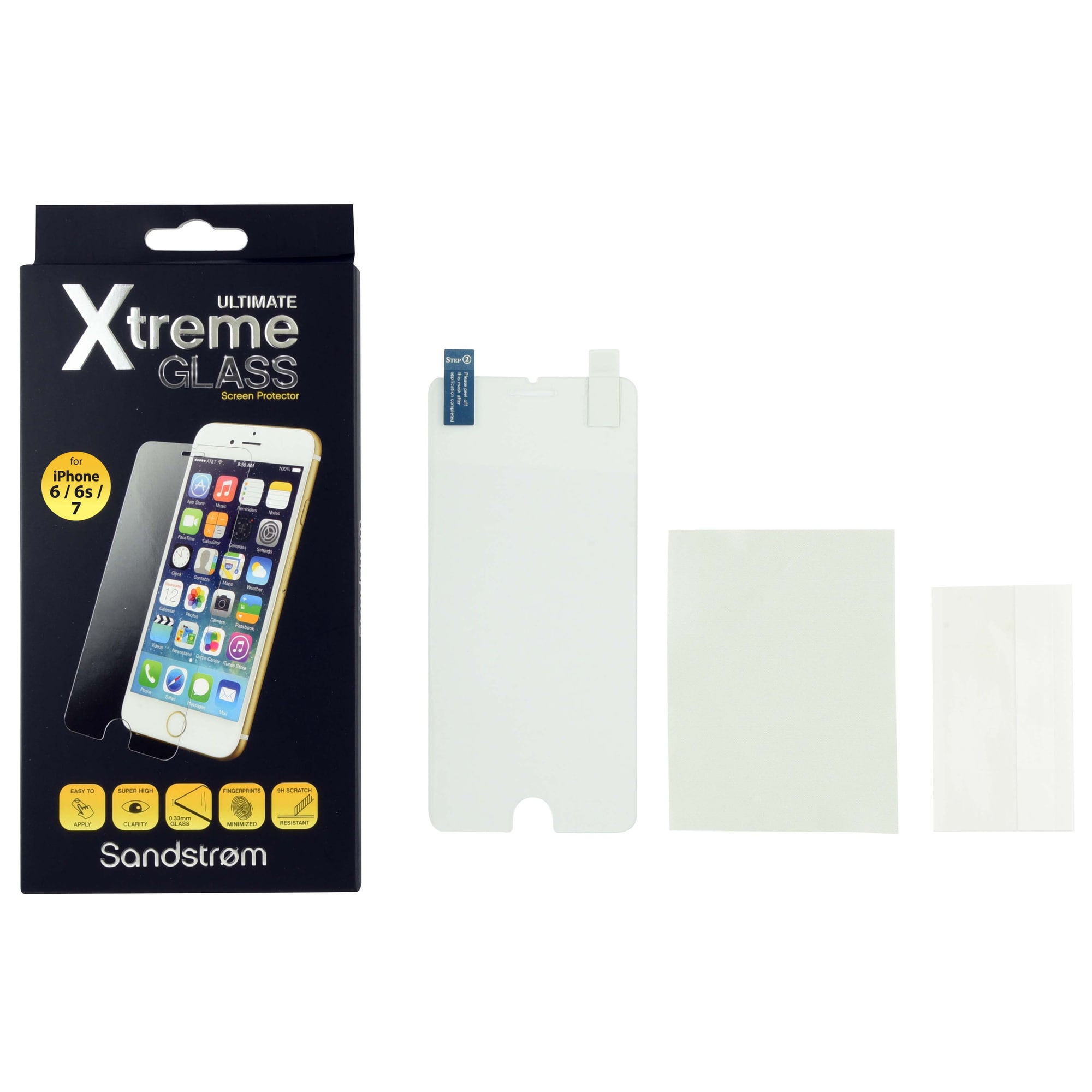 Sandstrøm iPhone 6/7/8/SE Gen. 2/3 Ultimate Xtreme skærmbeskytter |  Elgiganten