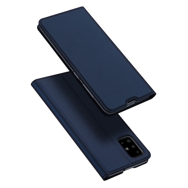 Samsung Galaxy A51 DUX DUCIS Skin Pro Series Stativ Flip-Taske - Blå