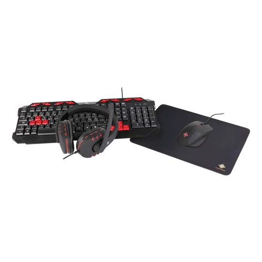 DELTACO GAMING 4-i-1 gaming-kit, headset, tastatur, mus, musemåtte |  Elgiganten