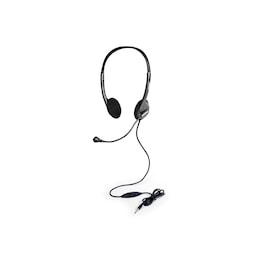 PORT DESIGNS Stereo Headset Med Mikrofon Indbygget mikrofon, Sort, Over-Ear