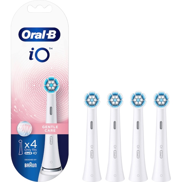 Oral-B iO Gentle Care tandbørstehovedpåfyldning 343554 (hvid)