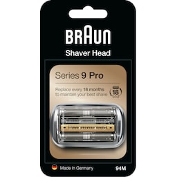 Braun 94M KeyPart udskifteligt barberhoved 394792 (sølv)