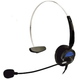 Basetech KJ-97 On Ear-headset kabelbundet Telefon Mono