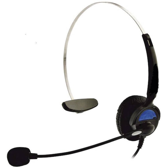 Basetech KJ-97 On Ear-headset kabelbundet Telefon Mono | Elgiganten