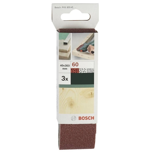 Bosch Accessories 2609256183 Slibebånd Kornstørrelse 80