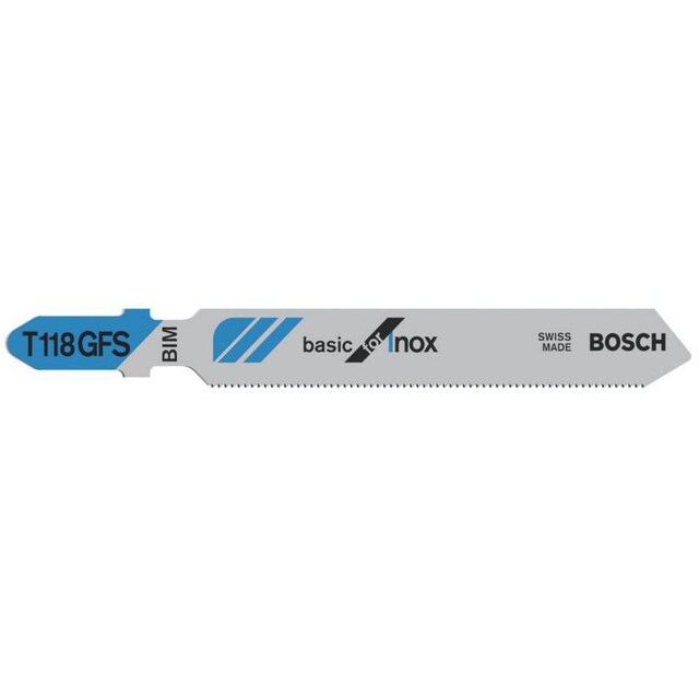 Bosch Accessories 2608636496 Stiksavsklinge T 118 GFS Basic for Inox 5 stk