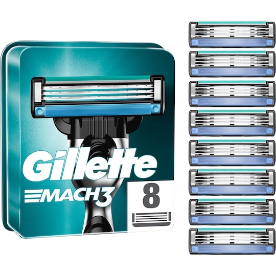 Gillette Mach3 barberblade (pakke) 462834 | Elgiganten