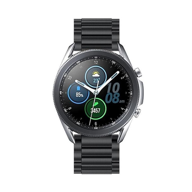 SKALO Link armbånd til Samsung Watch 3 41mm - Sort
