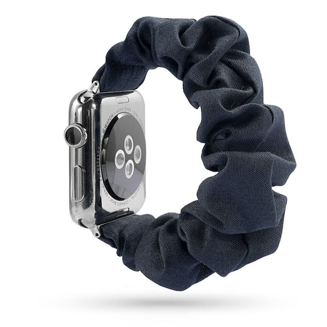 SKALO Scrunchie armbånd Apple Watch 42/44/45/49mm - Blå