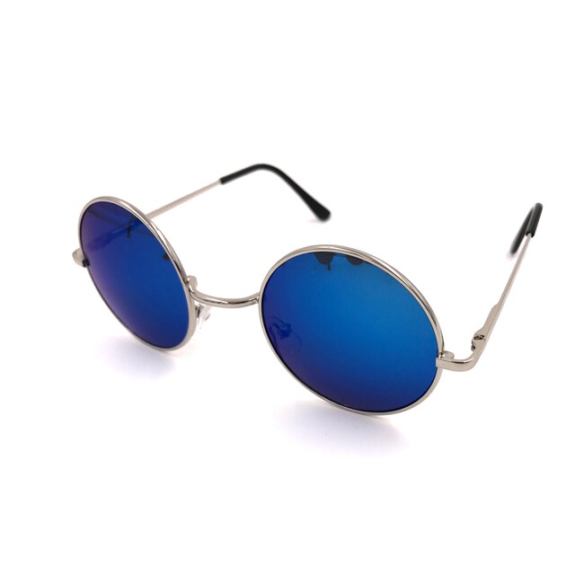 SKALO runde solbriller - Blå
