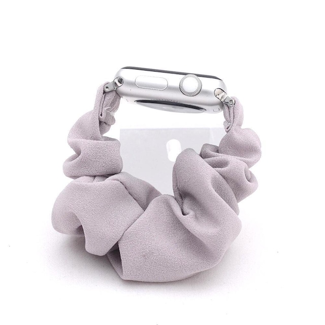 SKALO Scrunchie armbånd Apple Watch 42/44/45/49mm - Grå