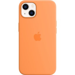 iPhone 13 silikonecover med MagSafe (marigold)