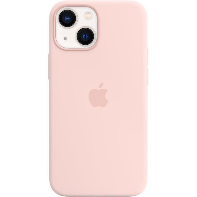 iPhone 13 Mini silikonecover med MagSafe (chalk pink)