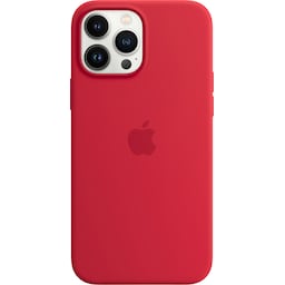 iPhone 13 Pro Max silikonecover med MagSafe (rød)