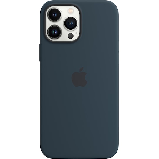 iPhone 13 Pro Max silikonecover med MagSafe (Abyss Blue) | Elgiganten
