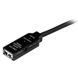 StarTech.com USB 2.0, 20m, M/F, 20 m, USB A, USB A, USB 2.0, Hanstik/Hunstik, Sort