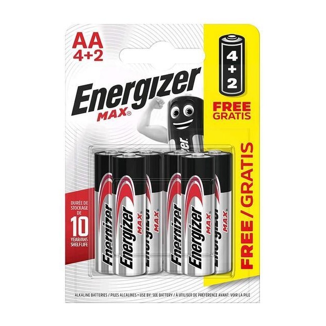 Batterier Max Power Energizer LR06 AA (6 uds)