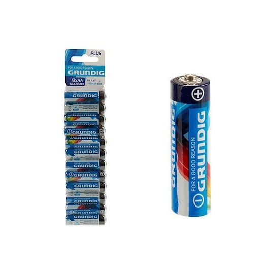 Batterier Grundig AA R6 (12 pcs) | Elgiganten