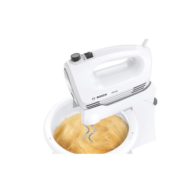 Bosch Mixer CleverMixx MFQ2600X Mixer med skål, 400 W, Antal hastigheder 4, Turbo -tilstand, Hvid