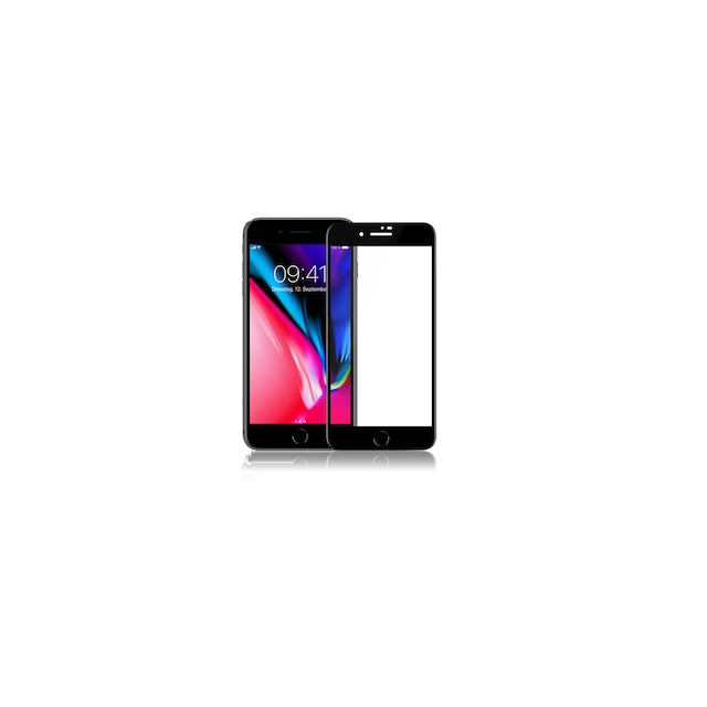 VMAX iPhone SE/7/8 Glas full screen