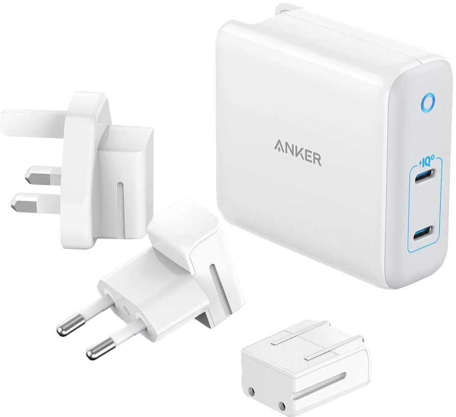 Anker PowerPort III 2-Port 60W USB-C oplader (hvid) | Elgiganten