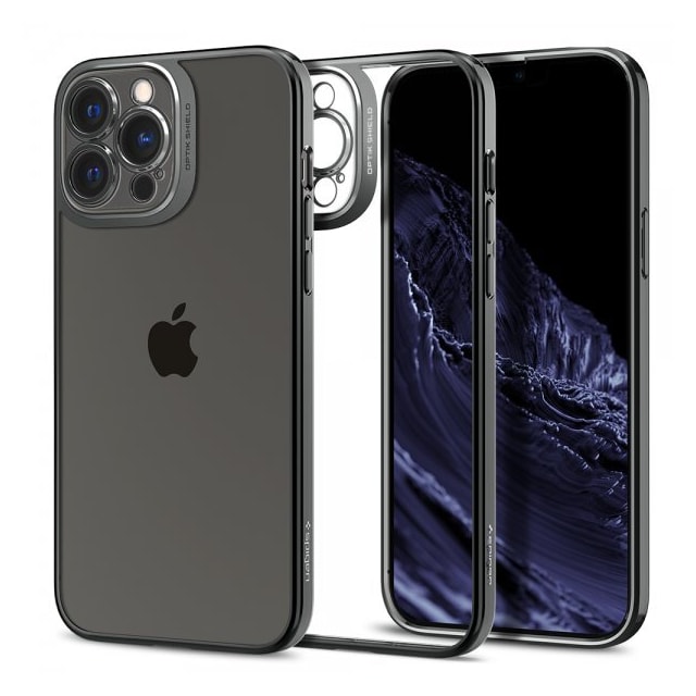 Spigen iPhone 13 Pro Max Cover Optik Crystal Chrome Gray