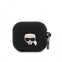 Karl Lagerfeld AirPods 3 Cover Iconic Karl Sort