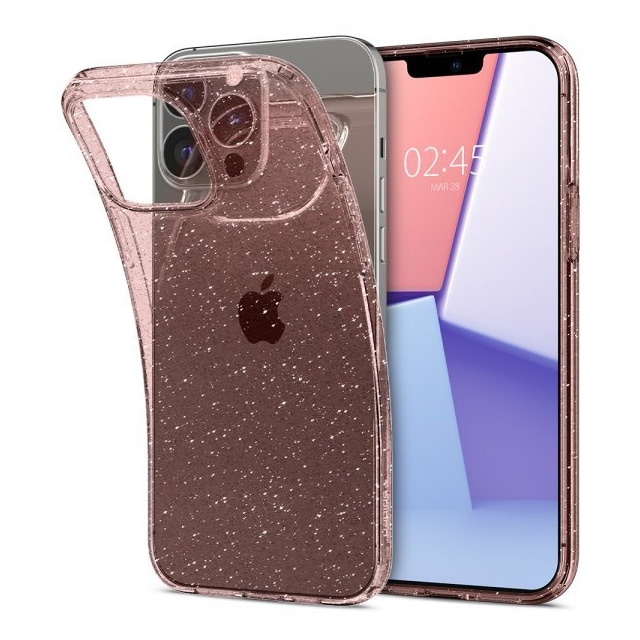 Spigen iPhone 13 Pro Cover Liquid Crystal Glitter Rose Quartz