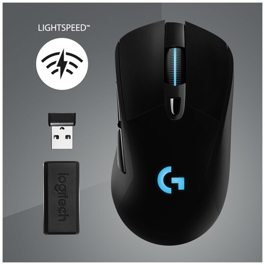 Logitech G703 Lightspeed USB Bluetooth gaming mus | Elgiganten