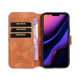 DG-Ming Wallet 3-kort Apple iPhone 13 Pro (6.1")  - brun