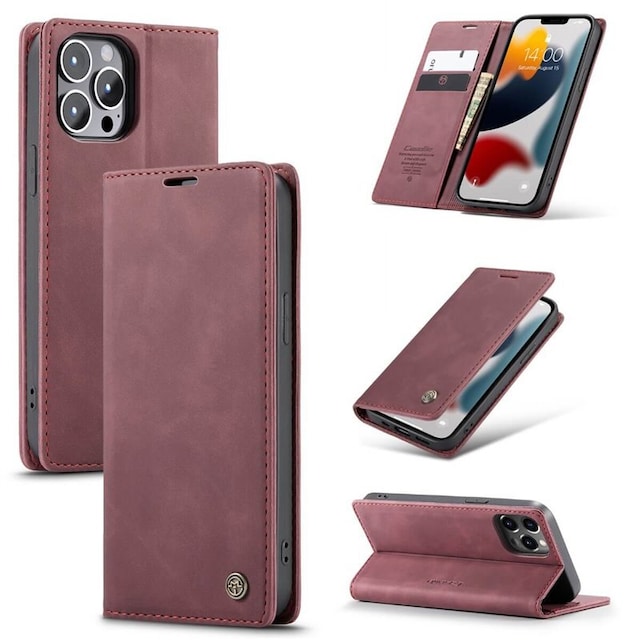 CaseMe Smart FlipCase Apple iPhone 13 Pro  - bordeaux