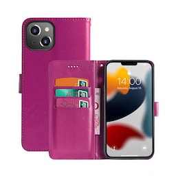 Apple iPhone 13 mini Wallet Cover 3-kort  - lyserød