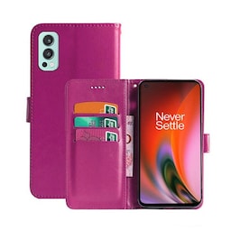 Wallet Cover 3-kort OnePlus Nord 2 5G  - lyserød