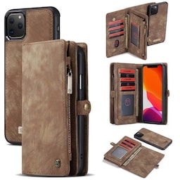 Multi Wallet CaseMe 11-kort Apple iPhone 13 Pro (6.1")  - brun