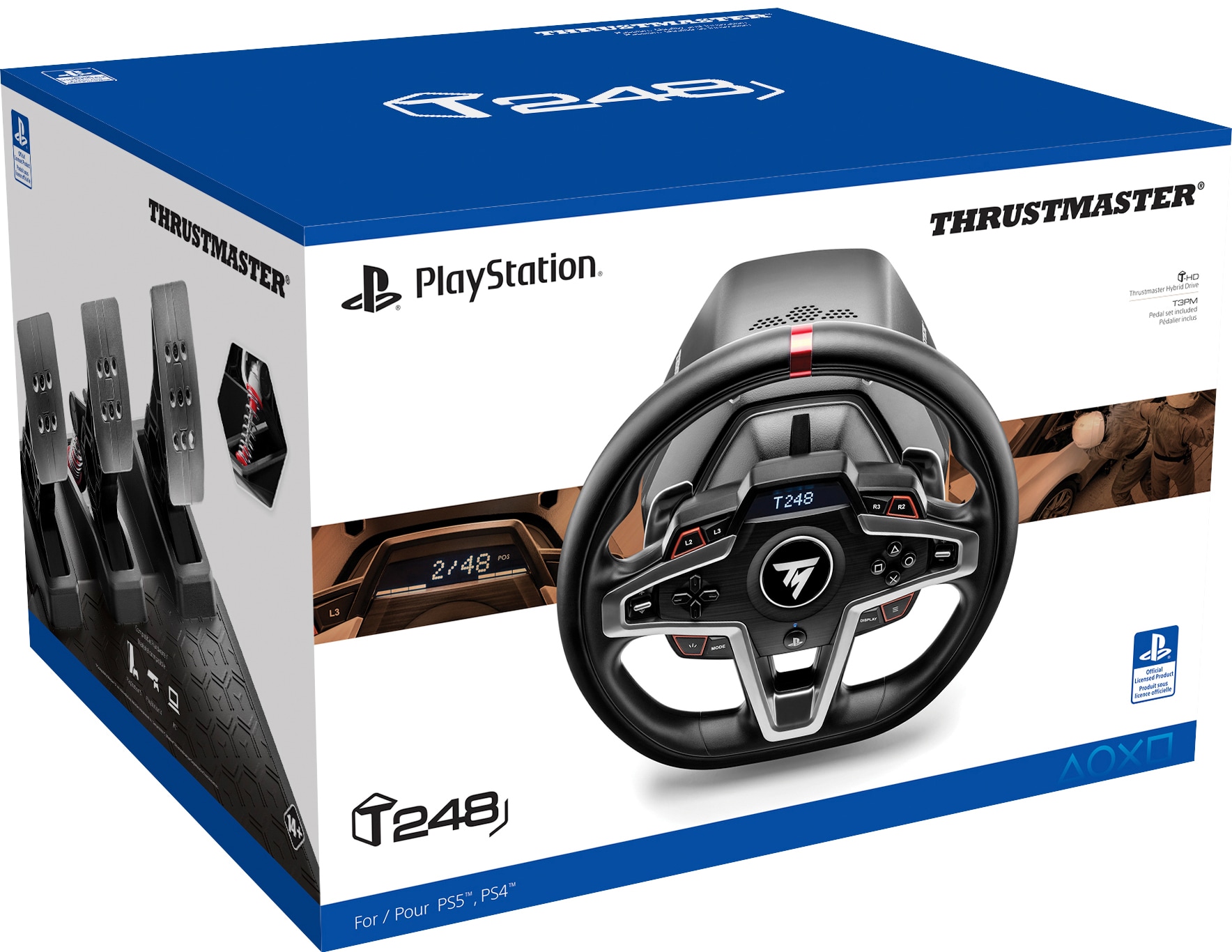 Thrustmaster T248 racer-sæt PS5/PS4/PC | Elgiganten