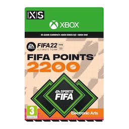 FIFA 22 FUT 2200 Ultimate Team Points - Xbox