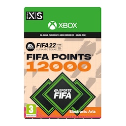 FIFA 22 FUT 12000 Ultimate Team Points - Xbox