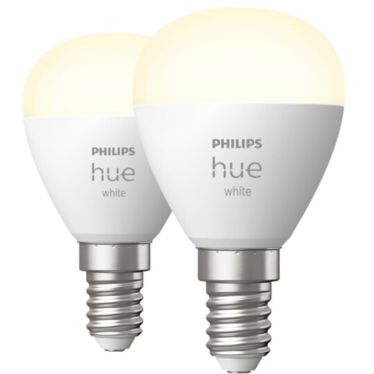 Philips Hue W 5,7W Lust E14 (2-pak)