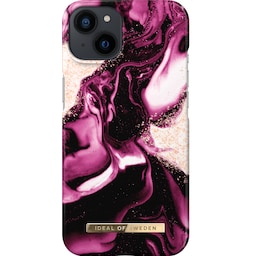 iDeal of Sweden cover til iPhone 13  (golden ruby marble)