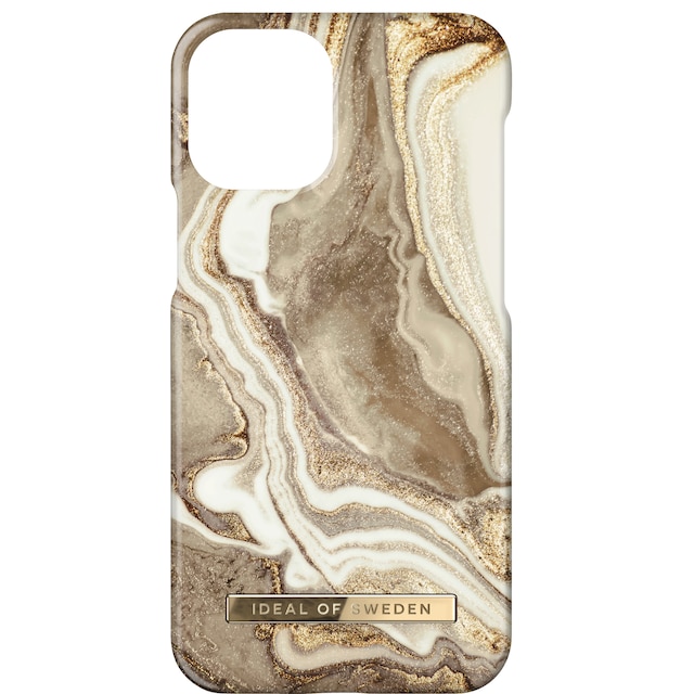 iDeal of Sweden cover til iPhone 13 mini (Golden Sand Marble)