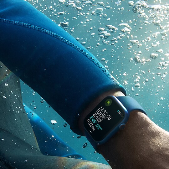 Apple Watch Series 7 Nike 45mm GPS+eSIM (Mid alu/Anthr. Blk sportsrem) |  Elgiganten