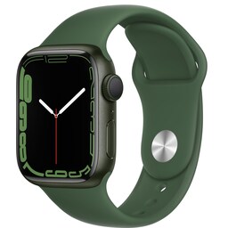 Apple Watch Series 7 41mm GPS (grøn alu. / kløvergrøn sportsrem)