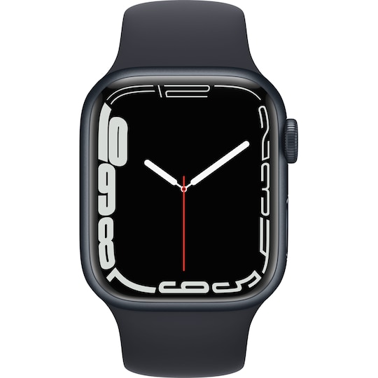 Apple Watch 7 41mm GPS alu. / Midnat sportsrem) | Elgiganten