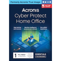 Acronis Cyber Protect Home Office Essentials 1 Computer