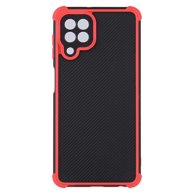 SKALO Samsung A22 4G Armor Hybrid Bumper Cover - Rød