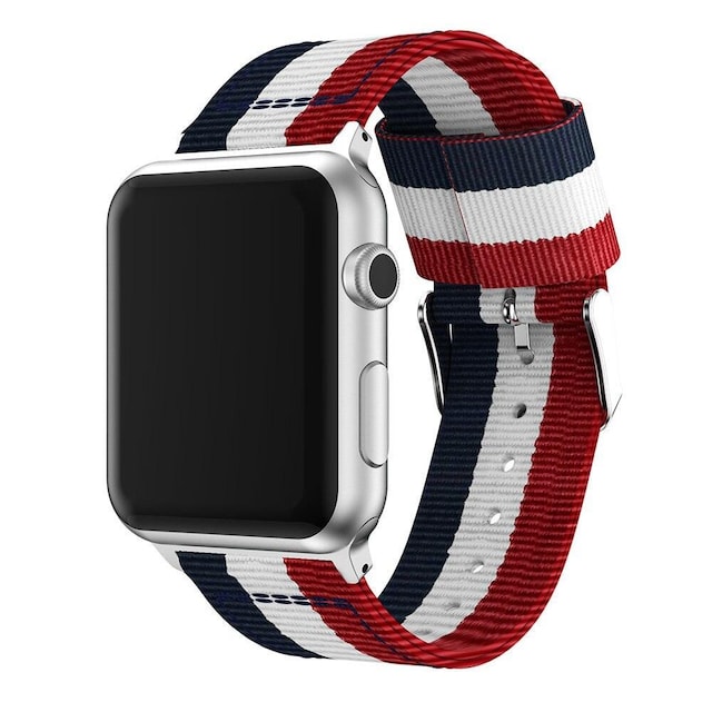 SKALO Nato armbånd med metalspænde Apple Watch 42/44/45/49mm