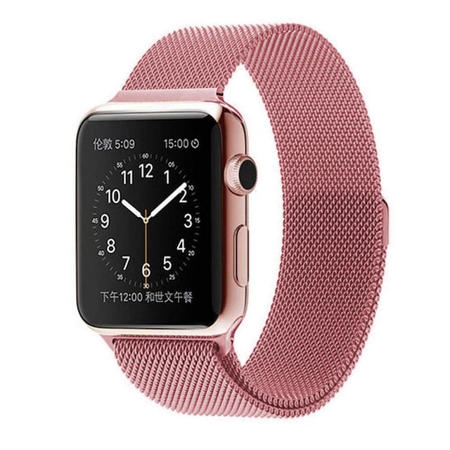 SKALO Milanese Loop Apple Watch 42/44/45/49mm - Pink