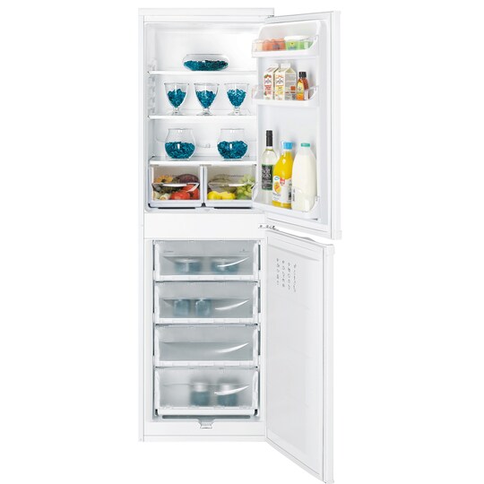 Indesit køleskab/fryser CAA551 (hvid) | Elgiganten