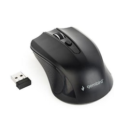 Gembird Mouse MUSW-4B-04 Standard, Nej, Sort, Trådløs, Nej,